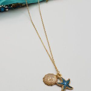 Beautiful Star seashell toddler /teenage girl necklace